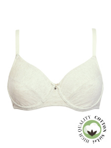 Бюстгальтер с мягкой чашкой SIELEI Naturalcotton (Ecru melange)