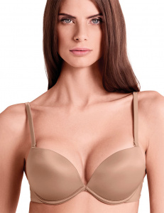 Бюстгальтер пуш-ап с плотной чашкой LORMAR Double Ultrashine (Bronze_skin)