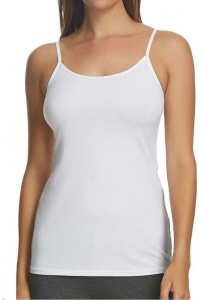 Женская майка MAIDENFORM Cotton Stretch Cami (Белый)
