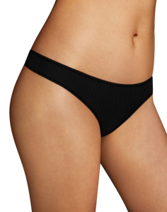 Женские трусы-стринги MAIDENFORM Sport Thong (Черный)