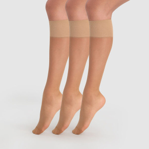 Женские гольфы DIM Beauty Resist 20 (3 пары) (Корица)