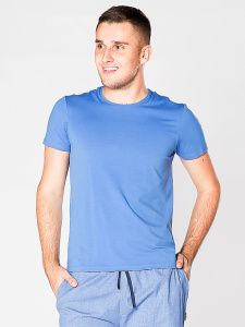 Мужская футболка CACHAREL (Голубой)