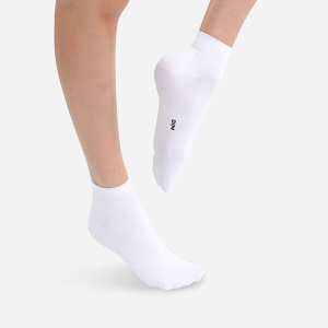 Набор женских носков DIM Skin (2 пары) (Белый)