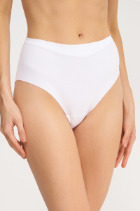 Женские трусы-слипы высокие JANIRA Skin Cotton (White)