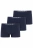 Набор мужских трусов-боксеров JOCKEY Cotton Stretch Comfort (3шт) (Синий)