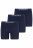 Набор мужских трусов-боксеров JOCKEY Cotton Stretch Comfort (3шт) (Синий)