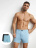Набор мужских трусов-шорт DIM (2шт) (Голубой/Черный)