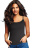 Женская майка MAIDENFORM Cotton Stretch Cami (Черный)