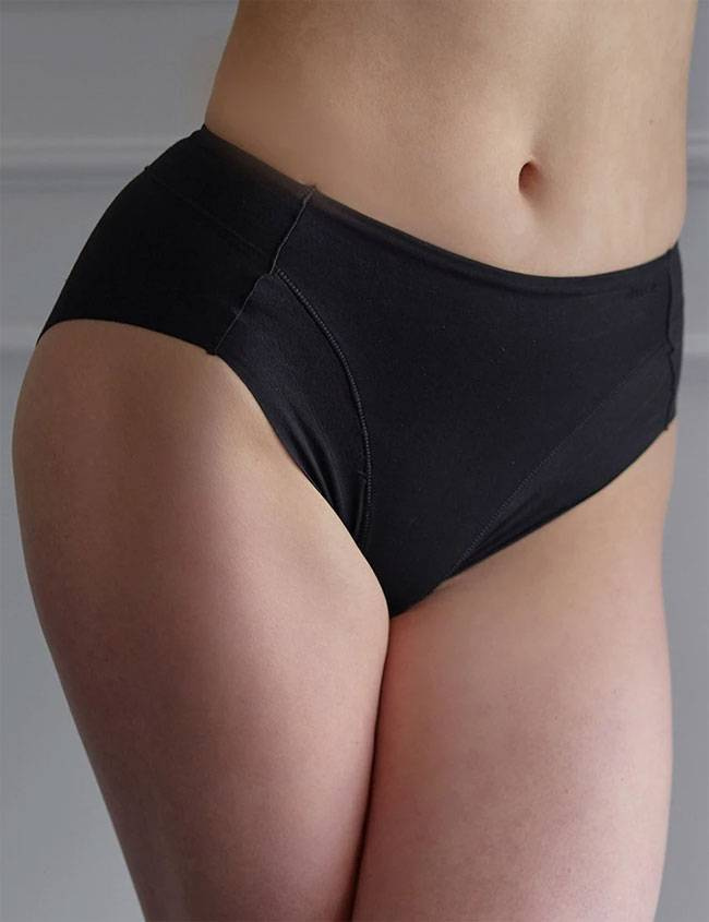 Женские трусы-слипы высокие корректирующие JANIRA Shape Cotton Band (Negro) фото 1