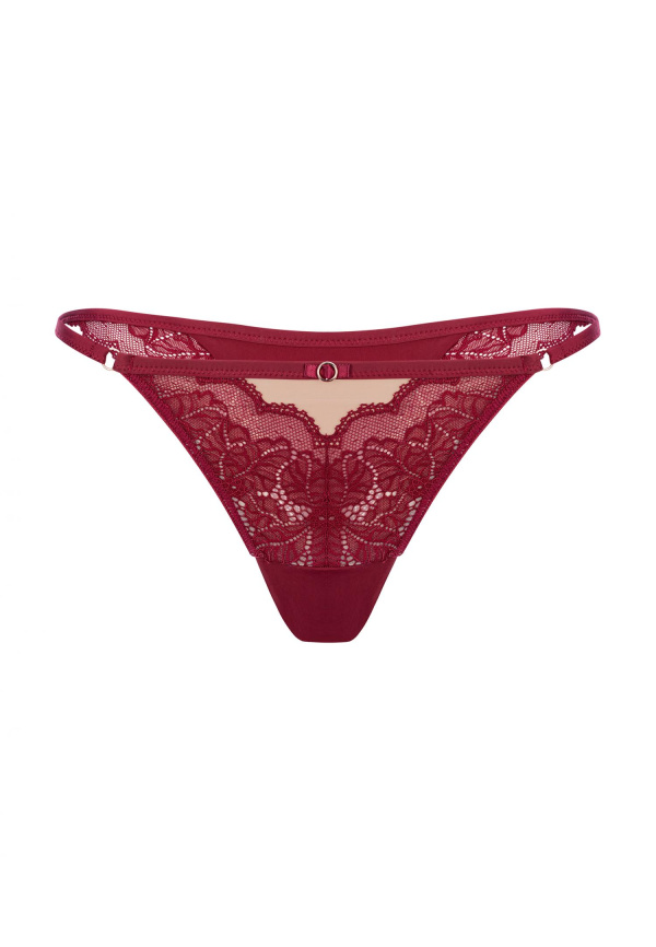 Женские трусы-стринги MARC AND ANDRE Radiant Ruby (Красный, Бежевый) фото 5