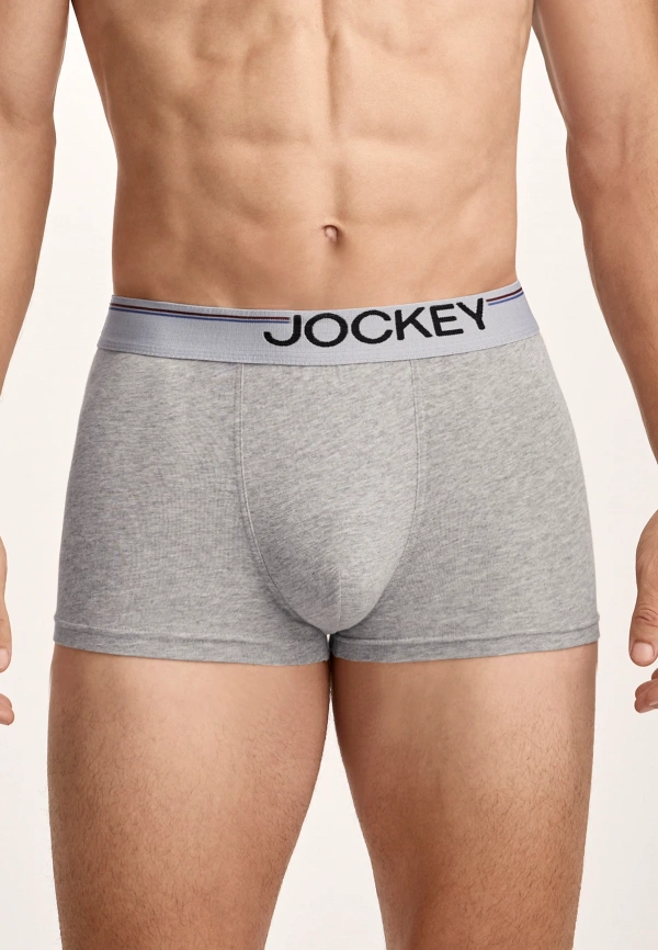 Набор мужских трусов-боксеров JOCKEY Cotton Stretch Comfort (3шт) (Серый) фото 2