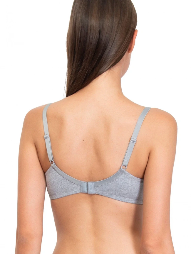 Бюстгальтер с мягкой чашкой SIELEI Naturalcotton (Grigio_melange) фото 2