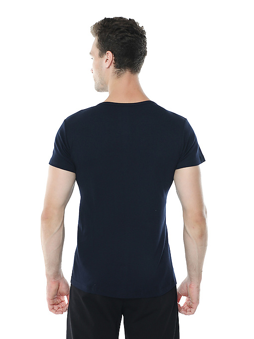 Мужская футболка OZTAS (Темно-Синий) фото 2