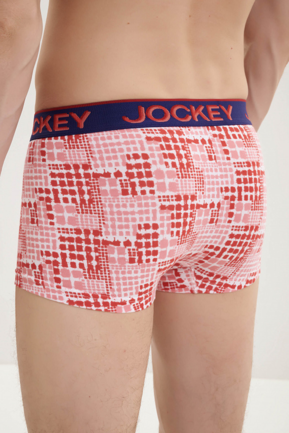 Мужские трусы-боксеры JOCKEY Cotton Modal (Красный) фото 2