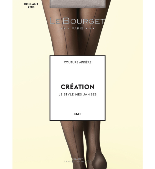 Колготки LE BOURGET Creation Couture Arriere 20 (Noir) фото 4