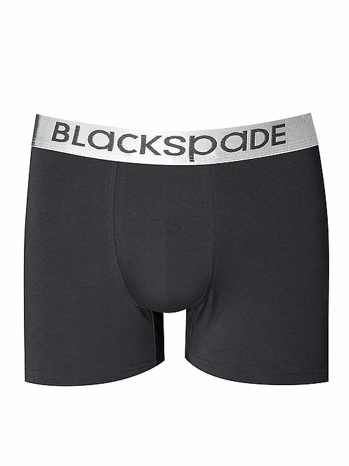 Набор мужских трусов-боксеров BLACKSPADE Modern Basics (3шт) (Черный-Черный-Черный) фото 2