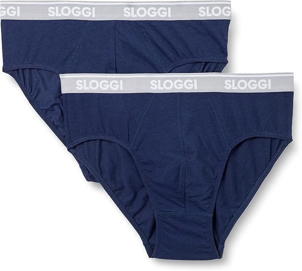 Набор мужских трусов-слипов SLOGGI GO ABC (2шт) (Синий) фото 1