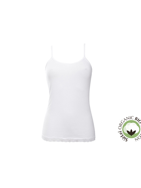 Женская майка SIELEI Naturalcotton (Bianco) фото 1