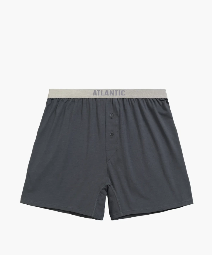 Мужские трусы-шорты ATLANTIC Basic (Графитовый) фото 3