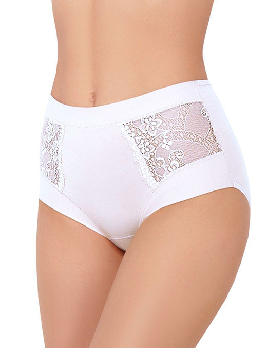 Женские трусы-слипы высокие JANIRA Charm Cotton (Blanco) фото 1