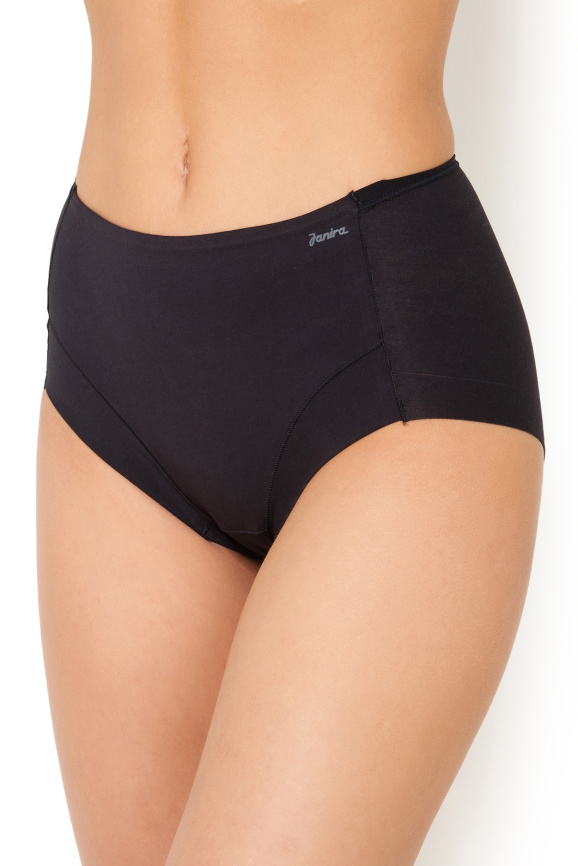 Женские трусы-слипы высокие корректирующие JANIRA Shape Cotton Band (Negro) фото 1