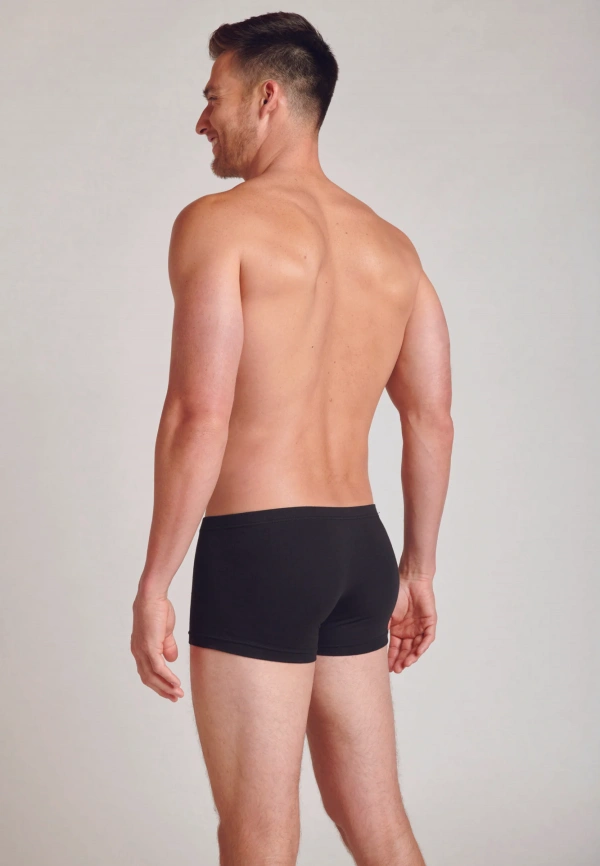 Набор мужских трусов-боксеров JOCKEY Cotton+ (3шт) (Черный) фото 3