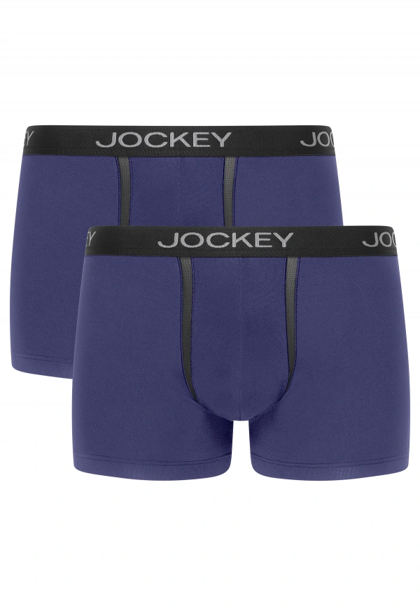 Набор мужских трусов-боксеров JOCKEY Chafe Proof Pouch (2шт) (Синий) фото 1