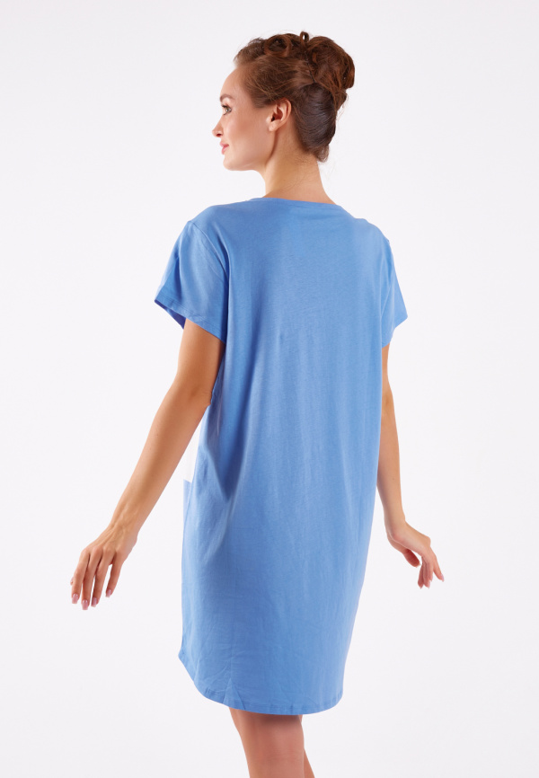 Женская сорочка TRIUMPH Nightdresses (Голубой/Белый) фото 2