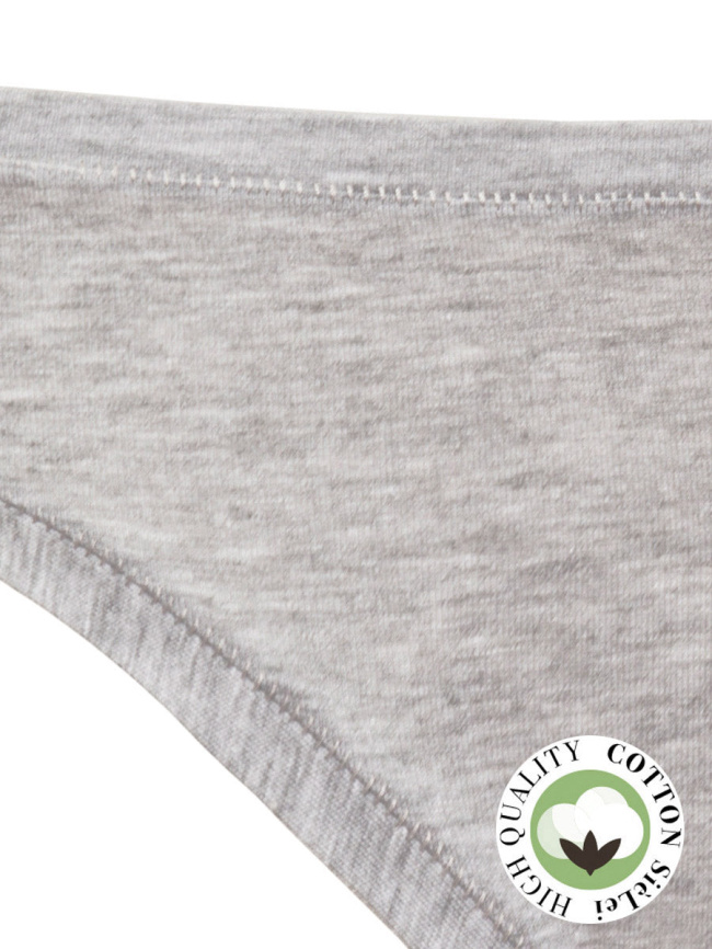 Женские трусы-слипы SIELEI Naturalcotton (Grigio melange) фото 5