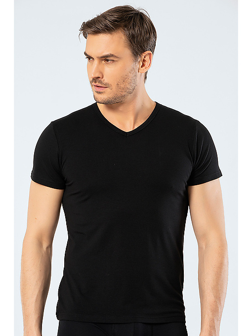 Мужская футболка CACHAREL (Черный) фото 1