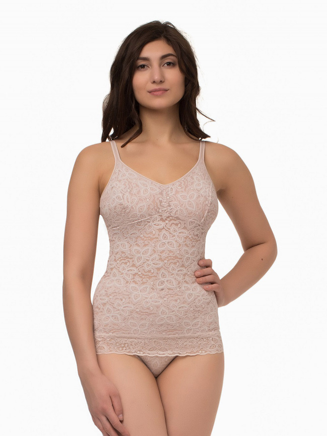 Женская майка корректирующая BALI Lace 'N Smooth (Розовое дерево) фото 1