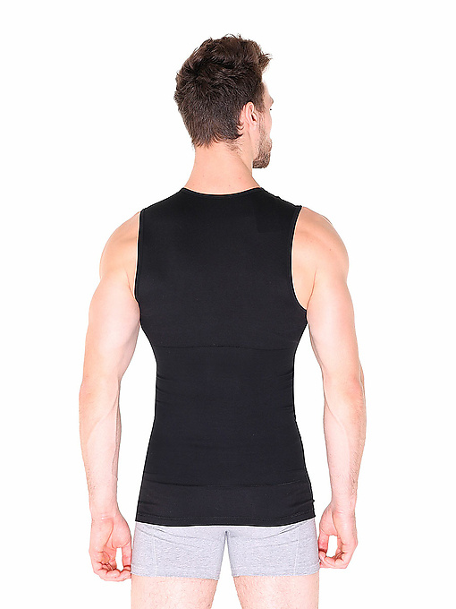 Мужская майка корректирующая BLACKSPADE Body Control (Черный) фото 2