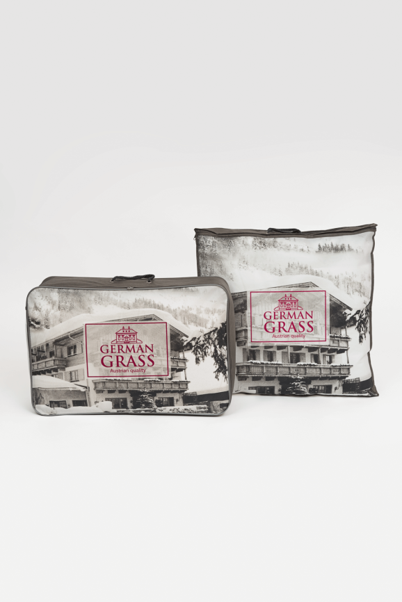 Подушка средней жесткости GERMAN GRASS Silk Down Grass (Сливочный) фото 4