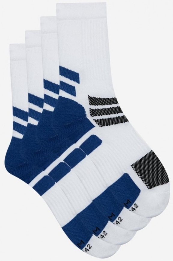 Набор мужских носков DIM X-Temp Sport (2 пары) (Белый/Синий) фото 2