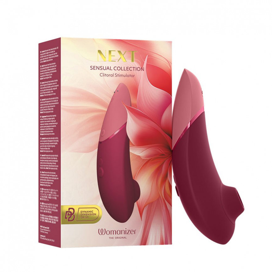 Стимулятор бесконтактный клиторальный WOMANIZER Next (Бордовый) фото 1