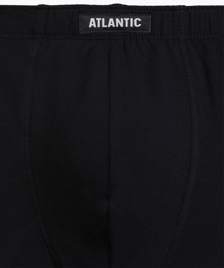 Набор мужских трусов-боксеров ATLANTIC Solid Classic (5шт) (Светло-голубой+Графитовый+Черный+Светлый-хаки+Индиго) фото 4