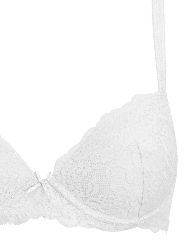 Бюстгальтер-балконет с плотной чашкой SIELEI Allure (Bianco) фото 4