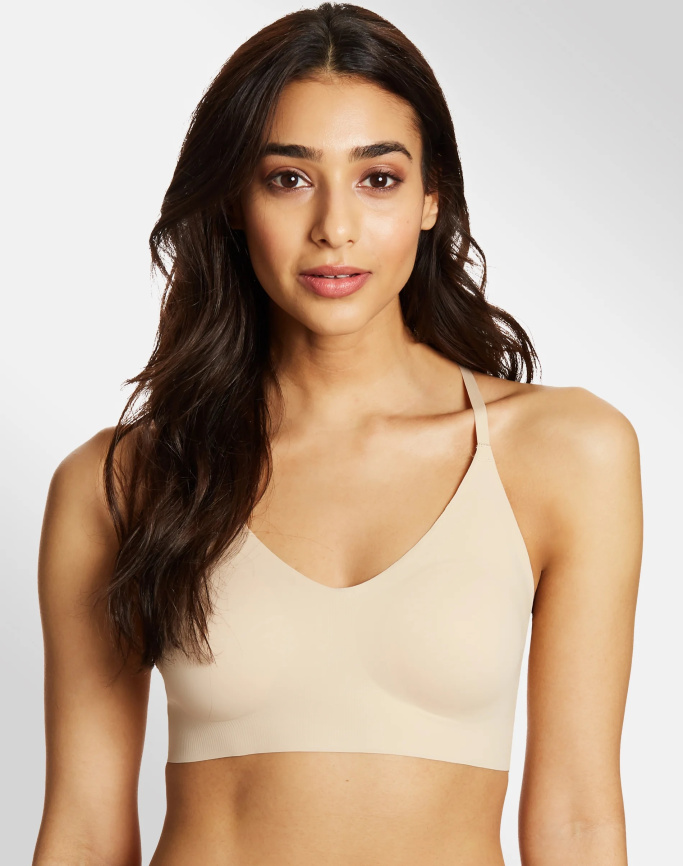 Бюстгальтер-топ с плотной чашкой MAIDENFORM Pure Comfort (Латте) фото 1