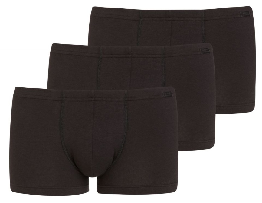 Набор мужских трусов-боксеров JOCKEY Cotton+ (3шт) (Черный) фото 1