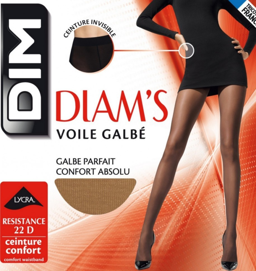 Колготки DIM Diam’s Voile Galbe 22 (Светло-телесный) фото 4