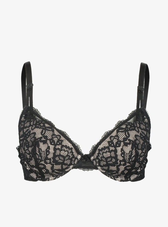 Бюстгальтер с плотной чашкой MAIDENFORM Modern Beauty (Черный/Бежевый) фото 4