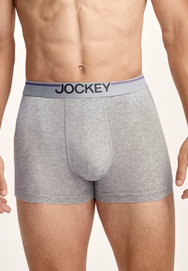 Набор мужских трусов-боксеров JOCKEY Cotton Stretch Comfort (3шт) (Серый) фото 2