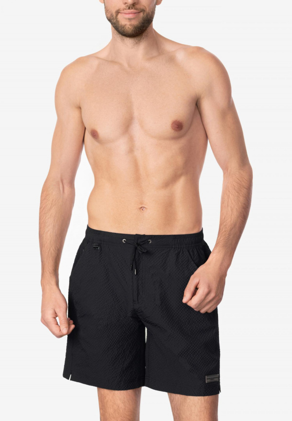 Мужские пляжные шорты MARC AND ANDRE City shorts (Черный) фото 1
