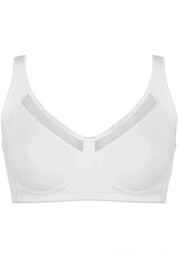 Бюстгальтер-топ с мягкой чашкой NATURANA Body Shaping (Белый) фото 4