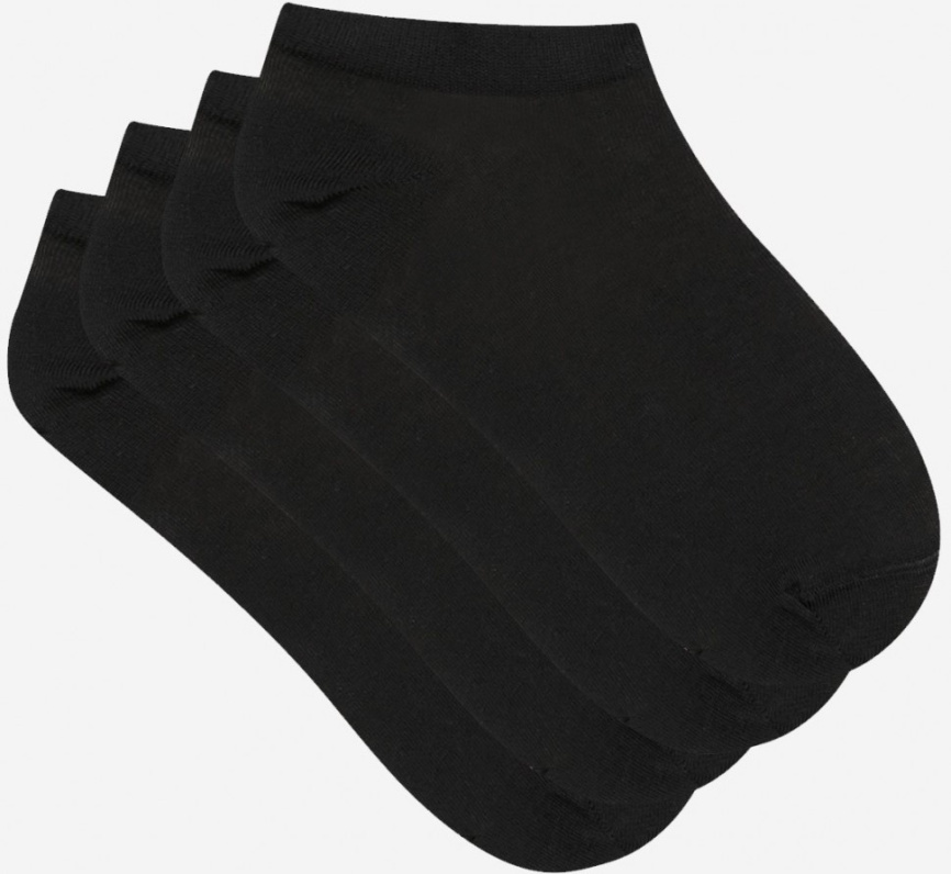 Набор женских носков DIM Light Cotton (2 пары) (Черный/Черный) фото 2