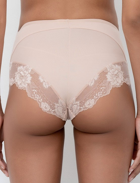 Женские трусы-слипы высокие корректирующие LORMAR Perfect new My Class (Noisette) фото 2