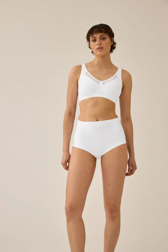 Бюстгальтер-топ с мягкой чашкой NATURANA Body Shaping (Белый) фото 2