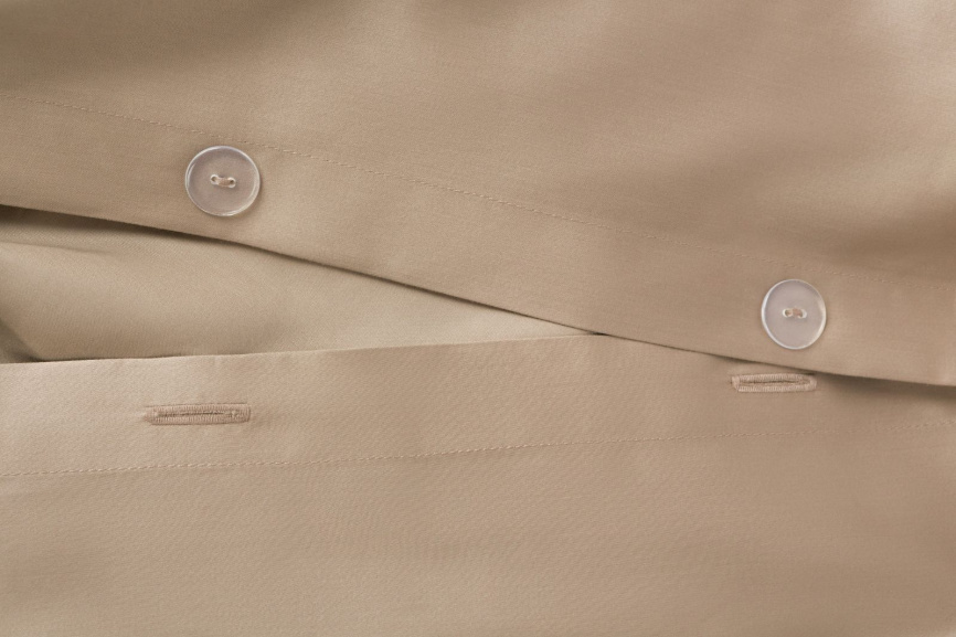 Постельное белье из сатина GERMAN GRASS Caramel Beige Allure Grass (Карамельно-бежевый) фото 5