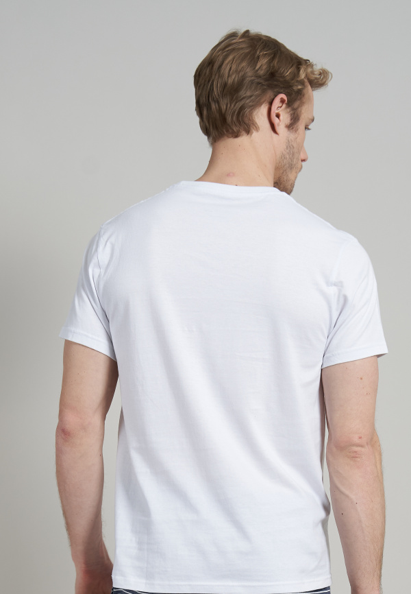 Набор мужских футболок CECEBA (2шт) (Белый/Белый) фото 2