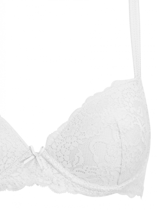 Бюстгальтер-балконет с плотной чашкой SIELEI Allure (Bianco) фото 4